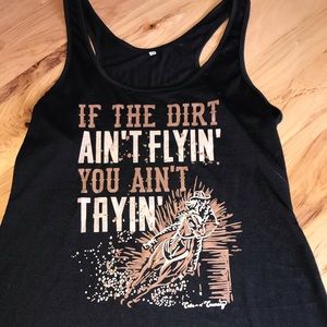 Barrel Racing Tank Top 🐴